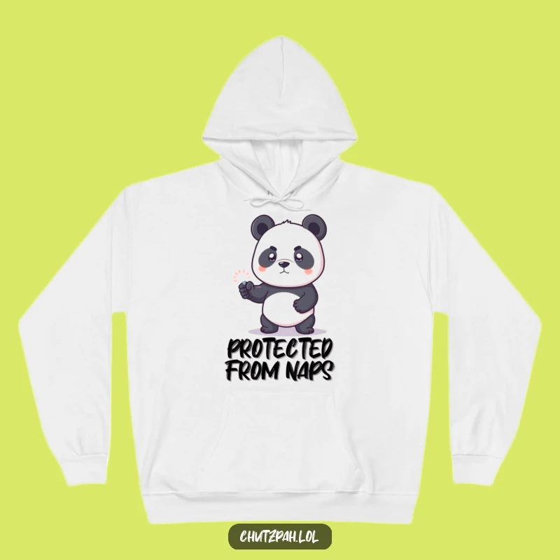 Funny Panda Force Field Hoodie - Cozy Cute Animal Sweatshirt, Perfect Humorous Gift